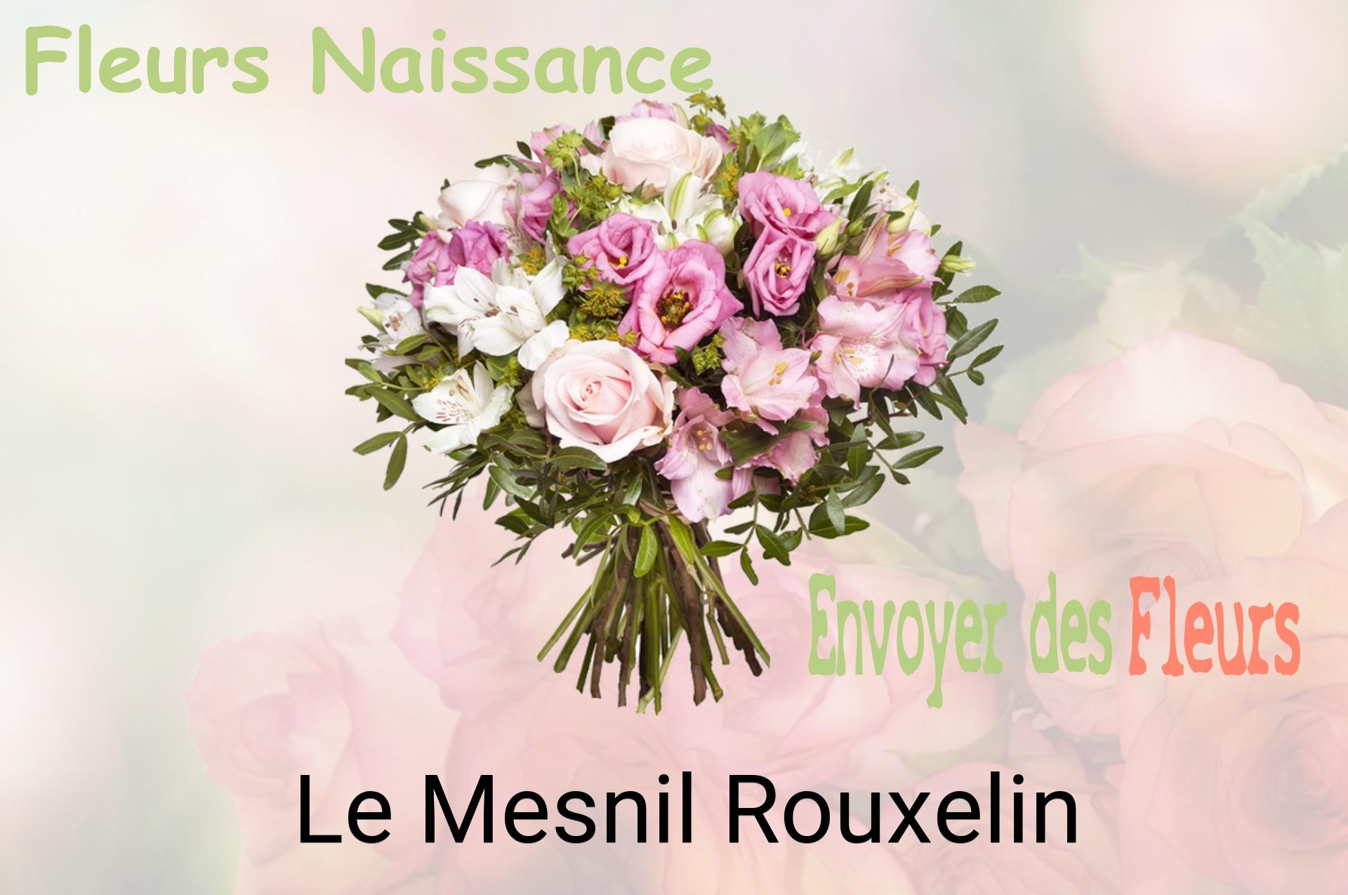 Bouquet de fleurs de naissance livré à Le Mesnil-Rouxelin